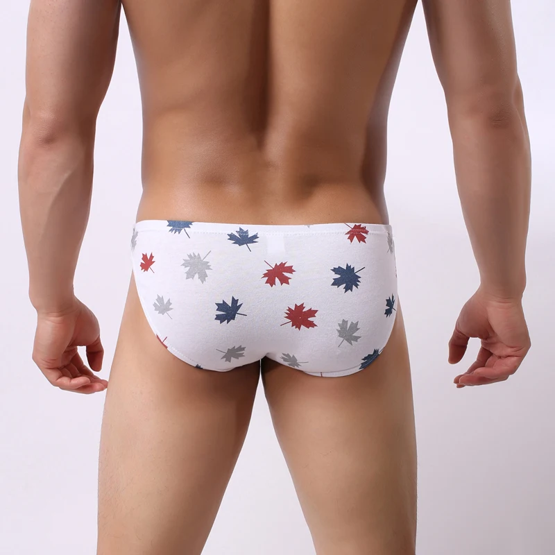 Мужское сексуальное хлопковое нижнее белье с принтом мужские трусы Cueca Jockstrap гей