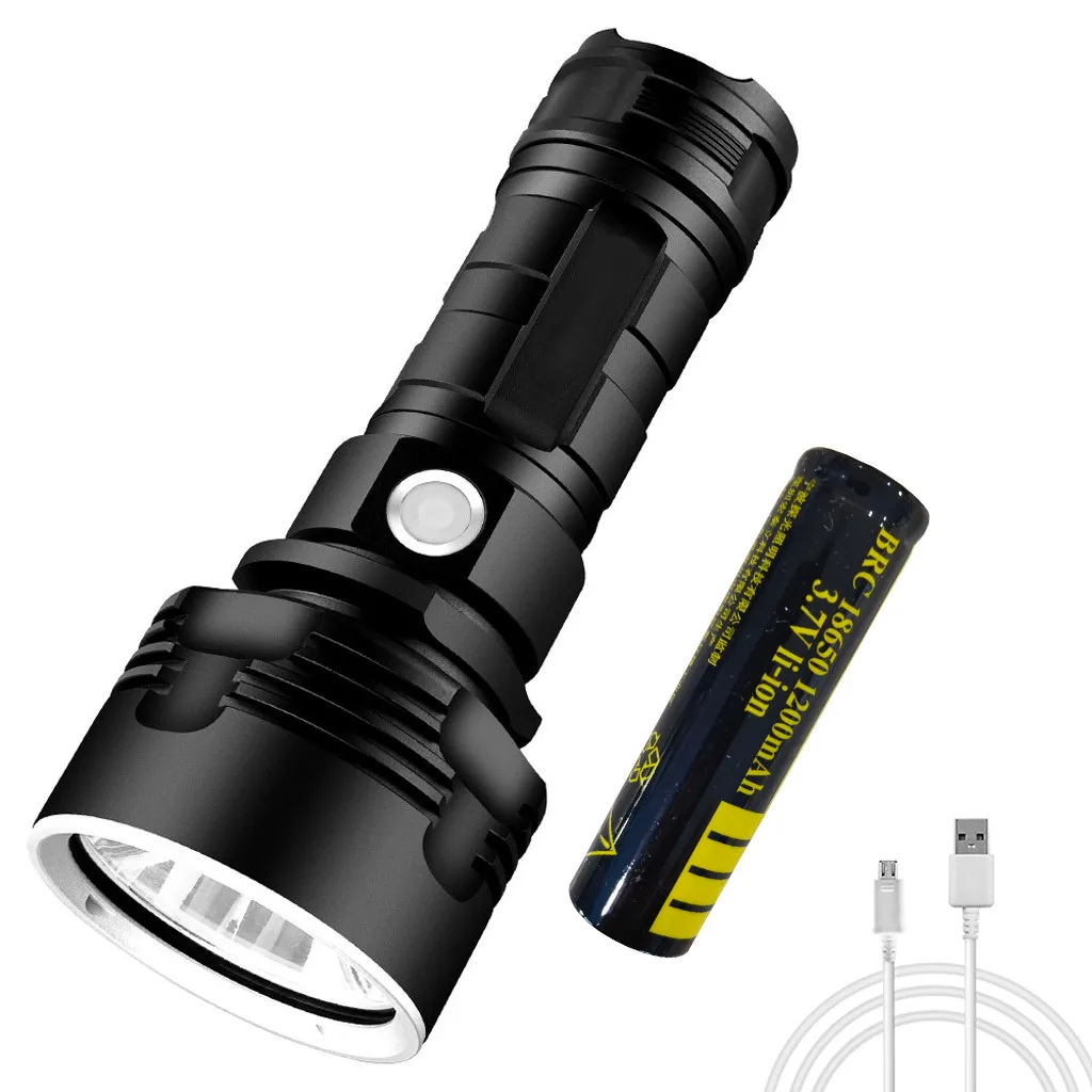 Супер мощный XHP50 светодиодный фонарик XM L2 открытый LightingTactical фонарь USB