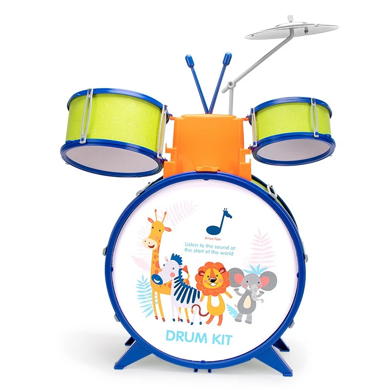 

Kids Drum Toddler Instrument Set Educational Percussion Stimulating Children'S Creativity Drum Set for Ages 3-5