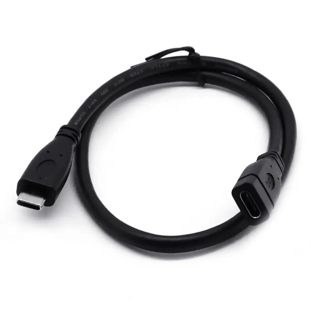 

DOONJIEY Type C USB 3.1 Male to USB-C Female High Speed Extension Data Cable