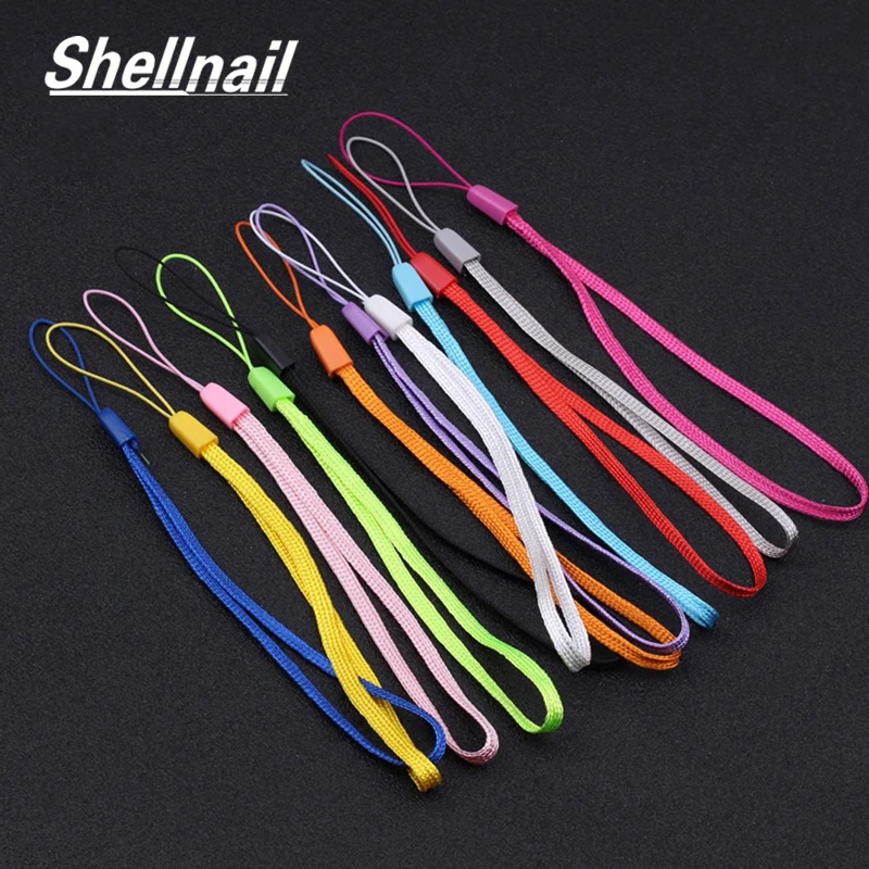 Shellnail 100 шт цветной Мобильный телефон ремни для USB флэш накопитель брелки ID карты