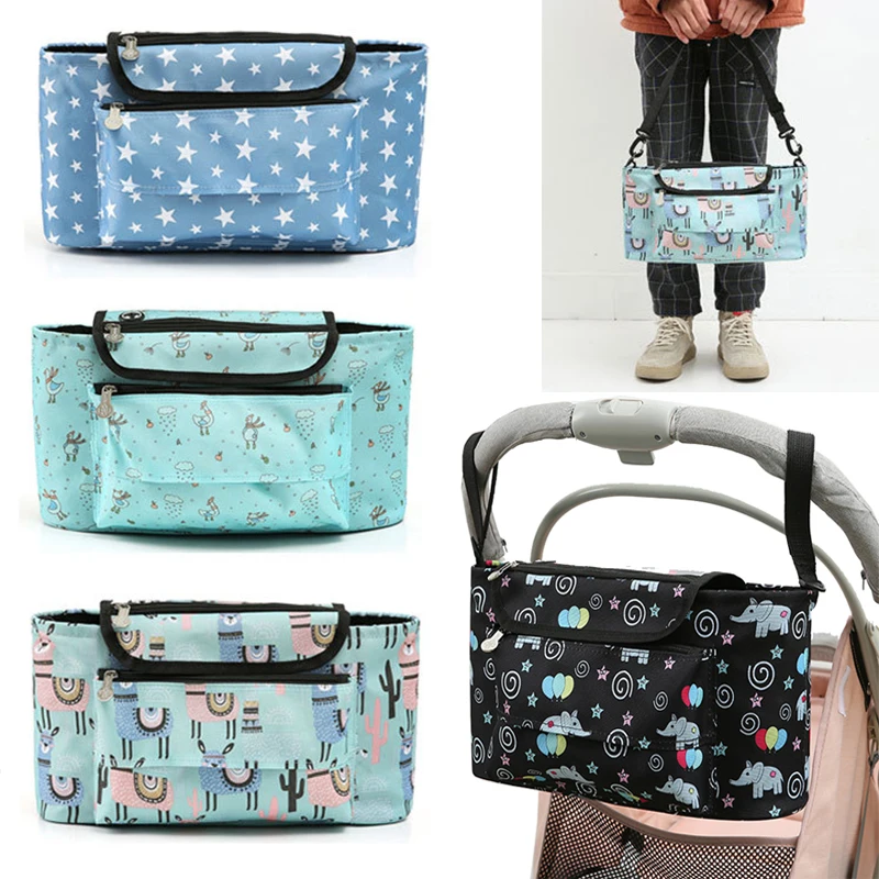 

Сумка-Органайзер для детской коляски, водонепроницаемый вместительный крючок для подгузников, аксессуары для путешествий