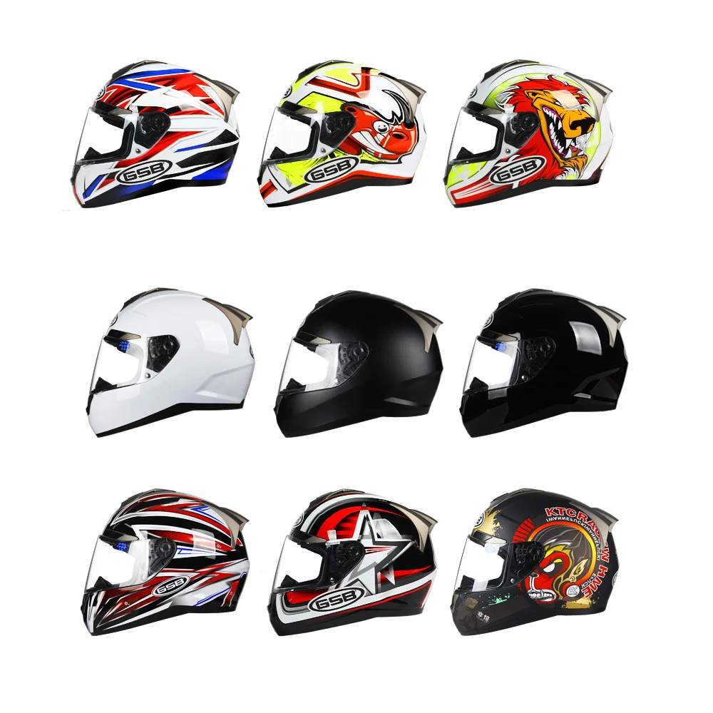 Мотоциклетный шлем GSB Casco закрытый для езды на мотоцикле|Шлемы| |