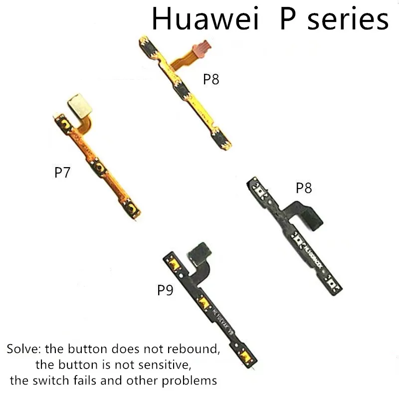 Запчасти для мобильных телефонов Huawei P8 P9 P10 P20 P30 Lite Plus Pro power/кнопка регулировки