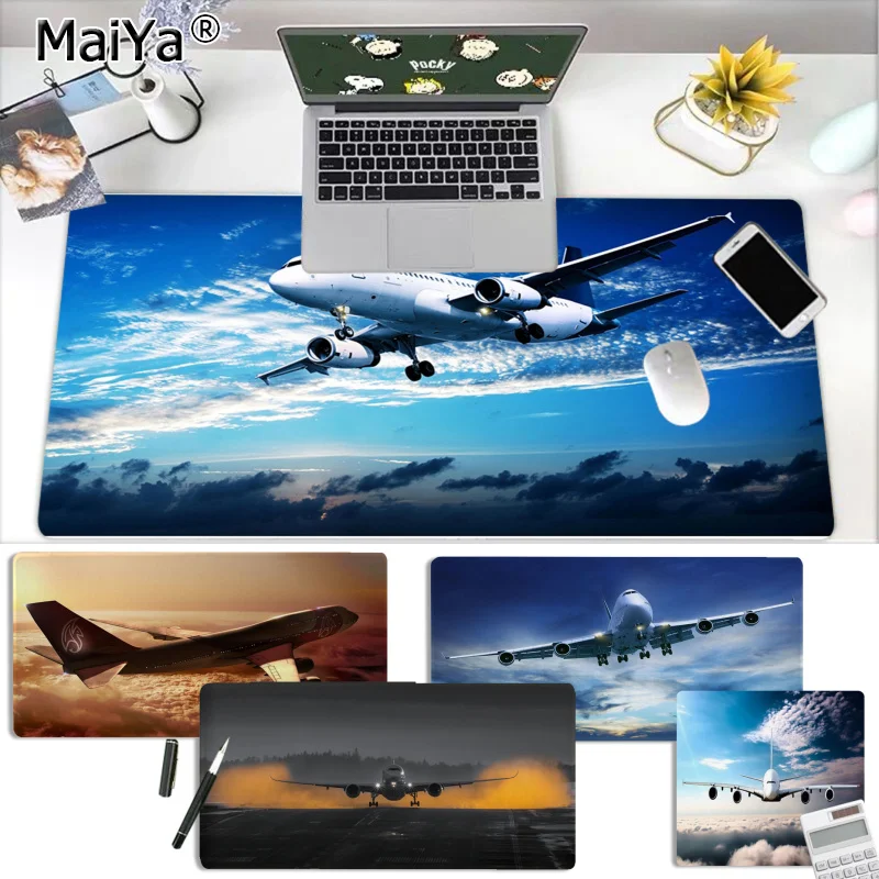 

Maiya New Printed Plane Flight Clouds Beautiful Anime Mouse Mat Rubber PC Computer Gaming mousepad
