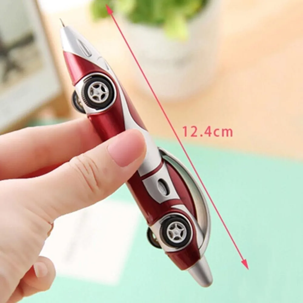 2020 забавная Новинка гоночная машинка шариковая ручка оранжевая начальные призы