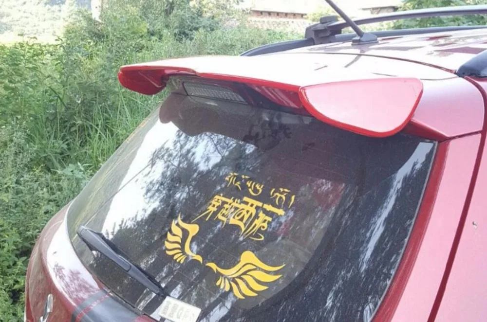 Неокрашенный задний спойлер RQXR из АБС-пластика для mitsubishi asx |