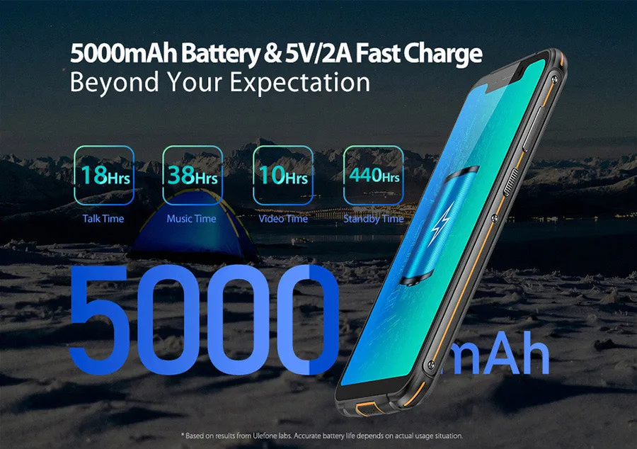 Ulefone Armor 5S 5,85 ''водонепроницаемый IP68 NFC прочный MT6763 Otca-core Android 9,0 4 Гб+ 64 Гб Беспроводная зарядка 4G LTE мобильный телефон