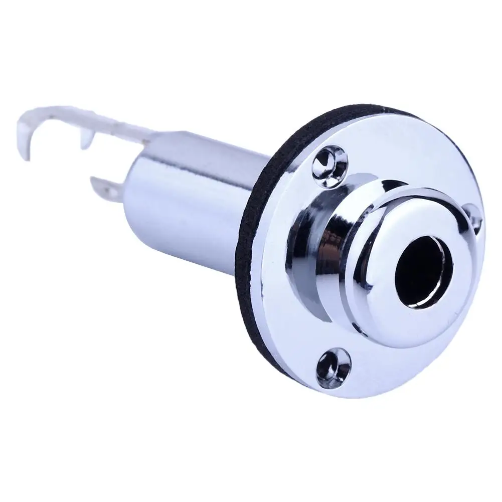 

New 6.35mm 1/4" Chassis Panel Mount Guitar Bass Input Jack Socket Increasing Output Power Professional Guitar Parts Accessories