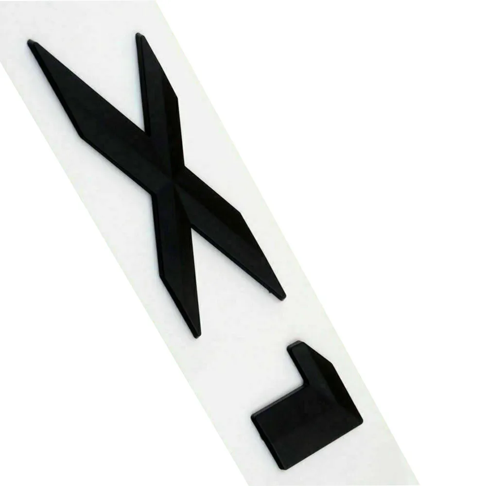 

1 Pcs Car Sticker ABS Plastic Black Gloss Rear Emblem Badge Trunk Useful