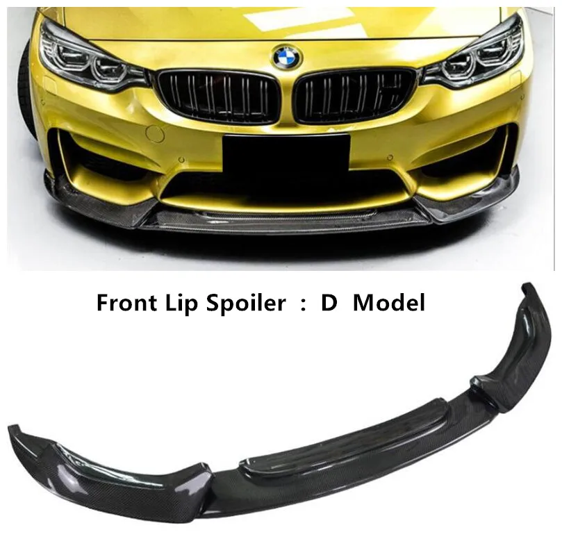 Передний выступ Спойлеры для BMW 3 серии M3 F80 4 головной производитель M4 F82 F83 бампер