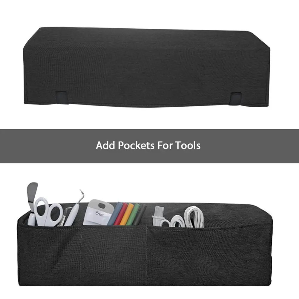 Пылезащитный чехол прочный защитный с 2 шт. широкими ребристыми лентами для Cricut