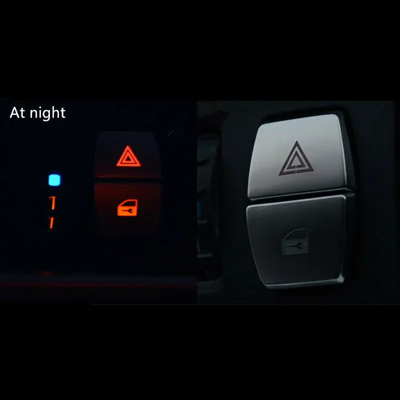 2 * Автомобильное Предупреждение противотуманных фар пуговицы крышка отделка