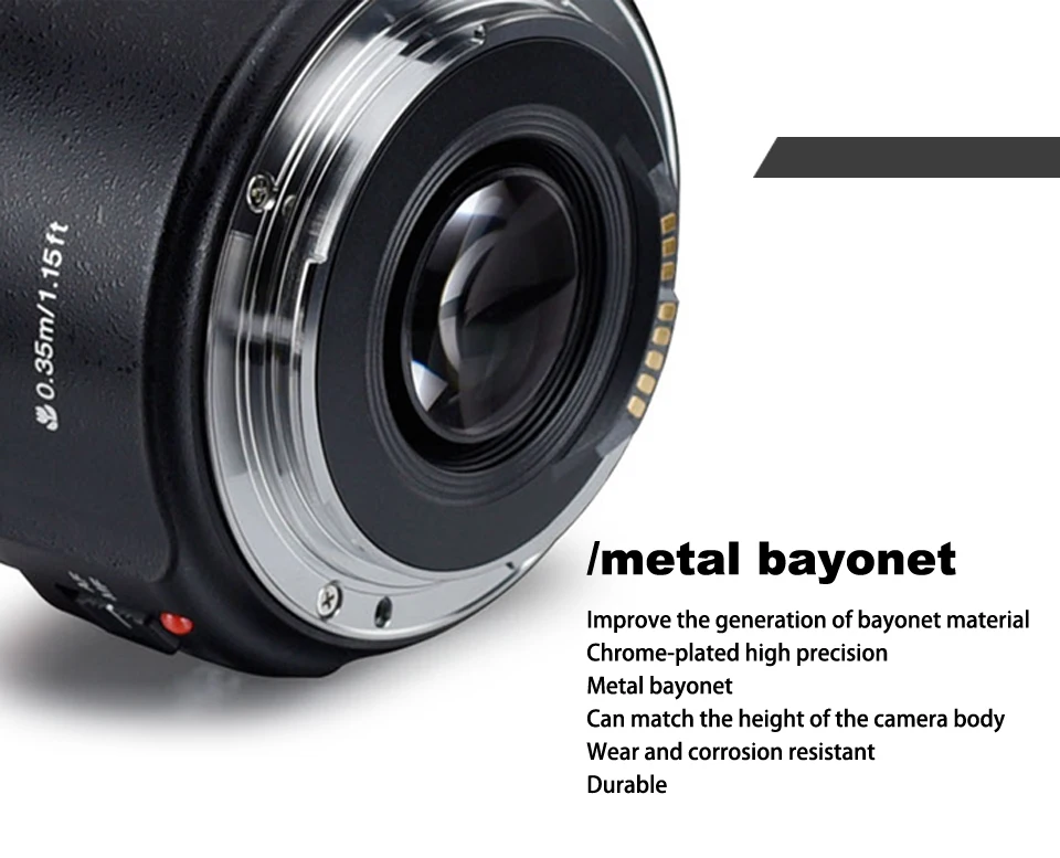 Объектив YONGNUO YN50mm F1.8 II стандартный объектив с большой апертурой и автофокусом для камеры Canon EOS 70D 5D2 5D3 600D DSLR камера