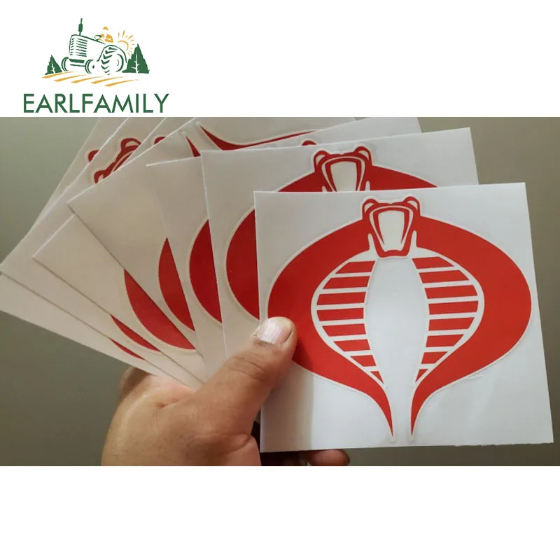 EARLFAMILY 13 см x 12 3 автостайлинг G.I. Наклейка Джо Кобра забавное водонепроницаемое