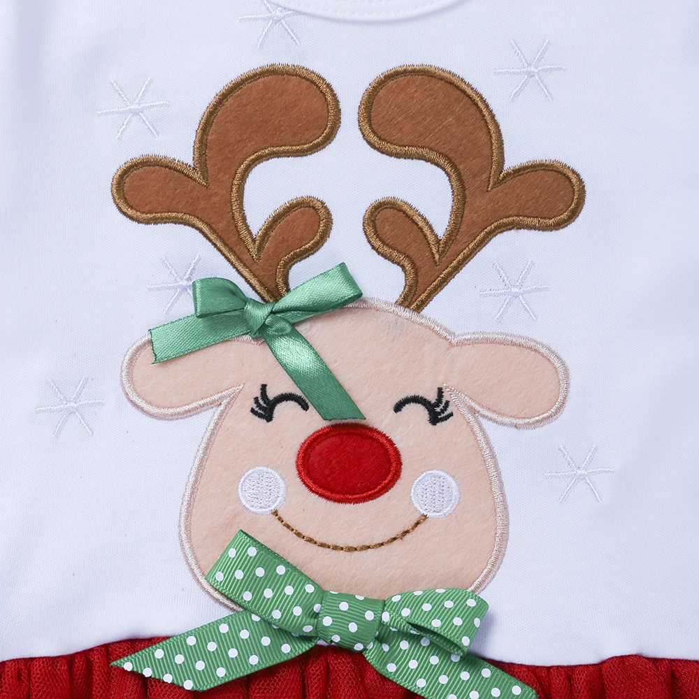 Emotion Moms Baby Girl Suit Dress Christmas Clothes Newborn Gift Cotton 1-7YEARS | Мать и ребенок