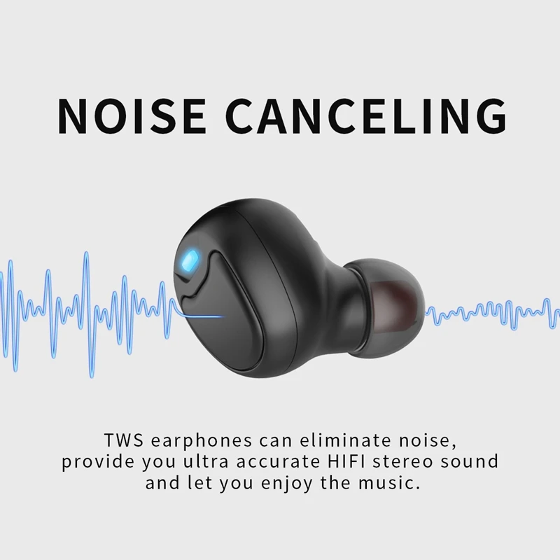 SOMIC TWS W20 Bluetooth наушники в ухо умные беспроводные истинные мини двусторонний