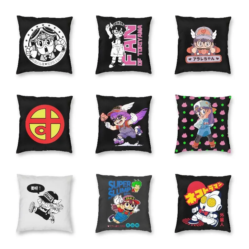 

Чехол для подушки Robot Arale Norimaki с 3D рисунком японская манга Dr Slump, чехол для дивана, крутой чехол для телефона, украшение для дома