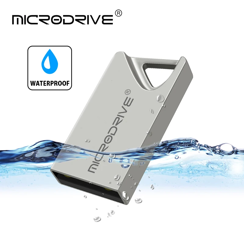 Металлический USB флеш накопитель 100% полная емкость супер миниатюрный флэш 128 гб 64