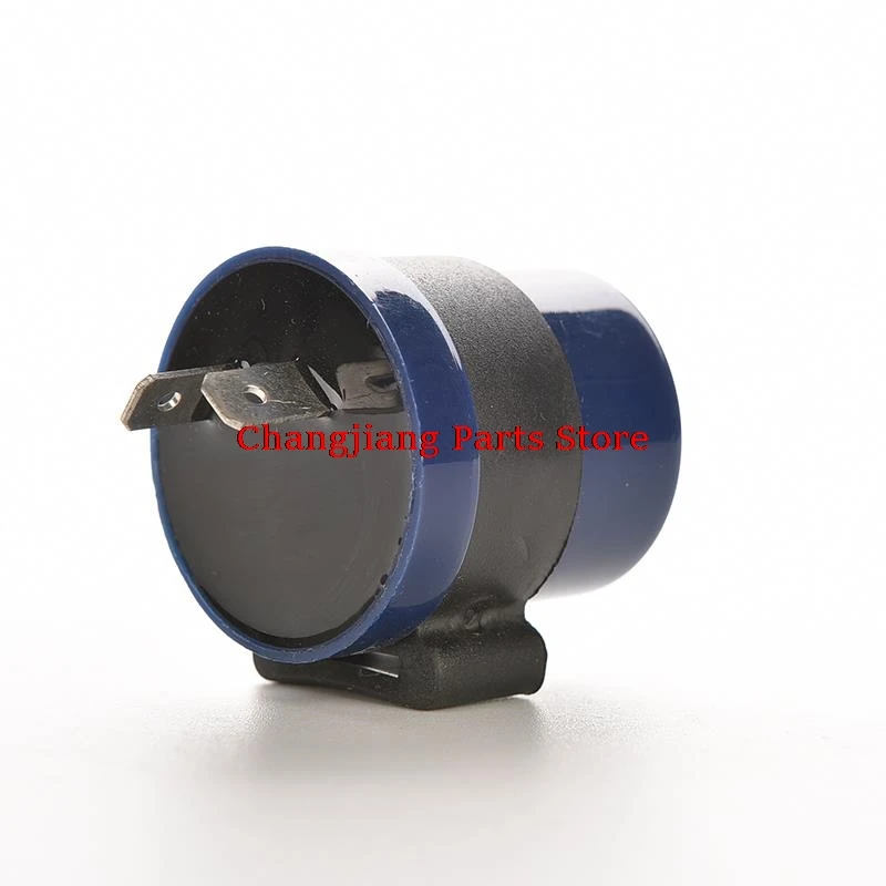 

Motor Buzzer Flasher Relay Indicator DC 6V 12V Input Motorcycle Blue Inbuilt Beeper Flasher Turn Signal LED Blinker 2 Pins