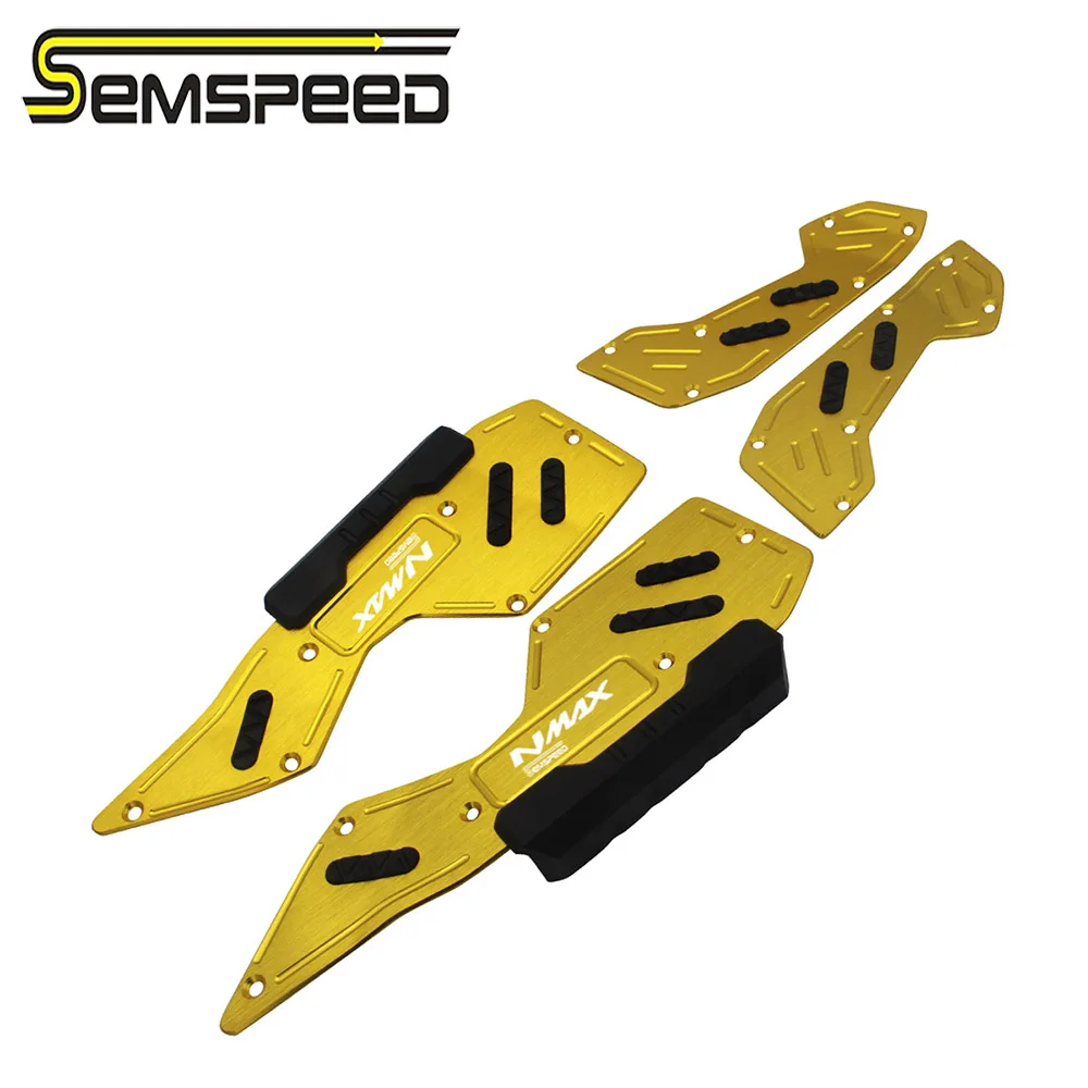 

Semspeed New Motorcycle Footrest Fits N MAX 150 125 2020-2021 Foot Pads Foot Rest Mat for Yamaha NMAX125 N-MAX150 2020 2021 Part
