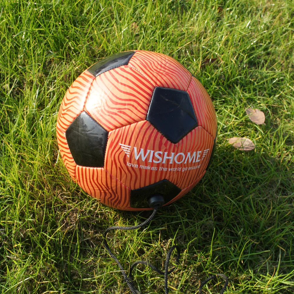 WISHOME детский тренировочный футбол тренировка соло футбольный мяч с ремнем для