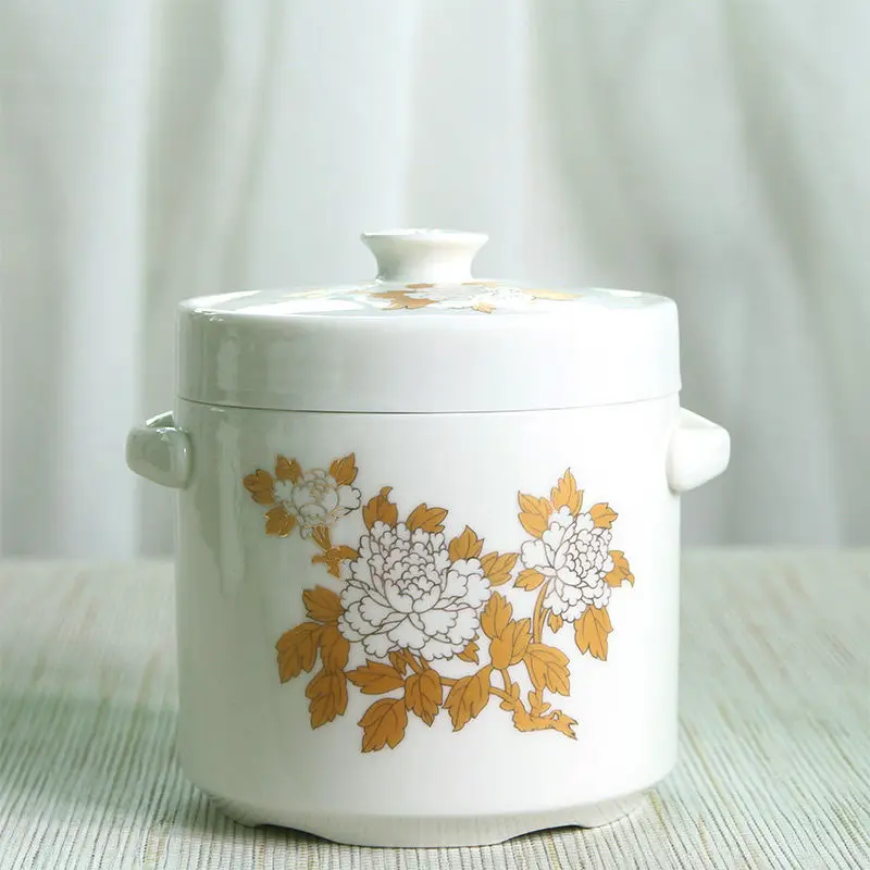 Керамическая кастрюля для воды тушения керамическая молока супа Детская с