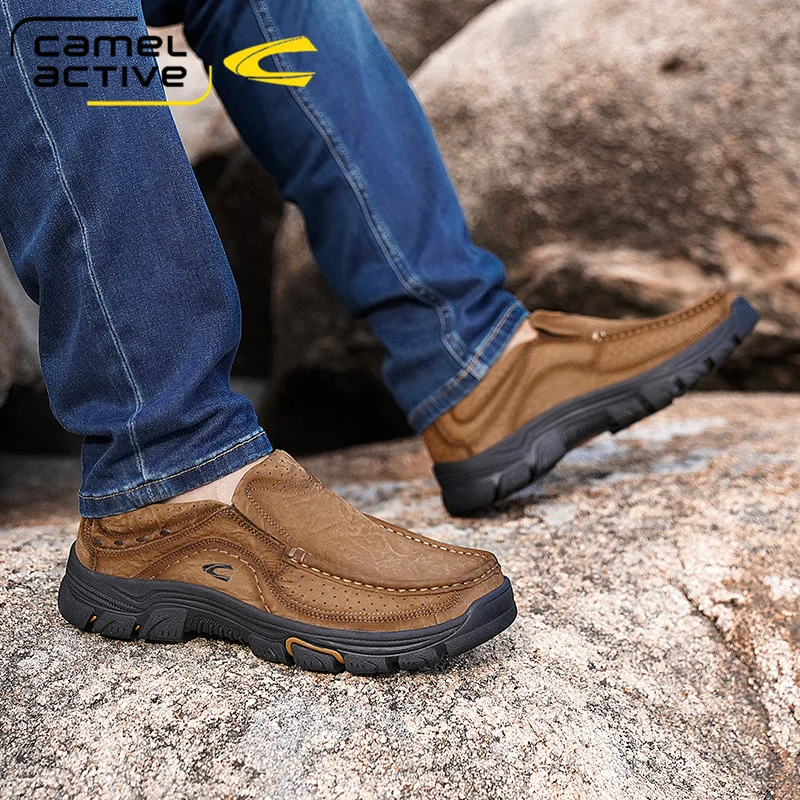 Мужские походные туфли Camel Active прочная нескользящая теплая дышащая резиновая