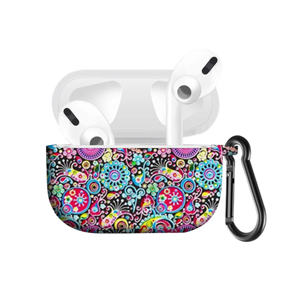 Беспроводной зарядный бокс для AirPods Pro 2019 силиконовая кобура с защитой от царапин