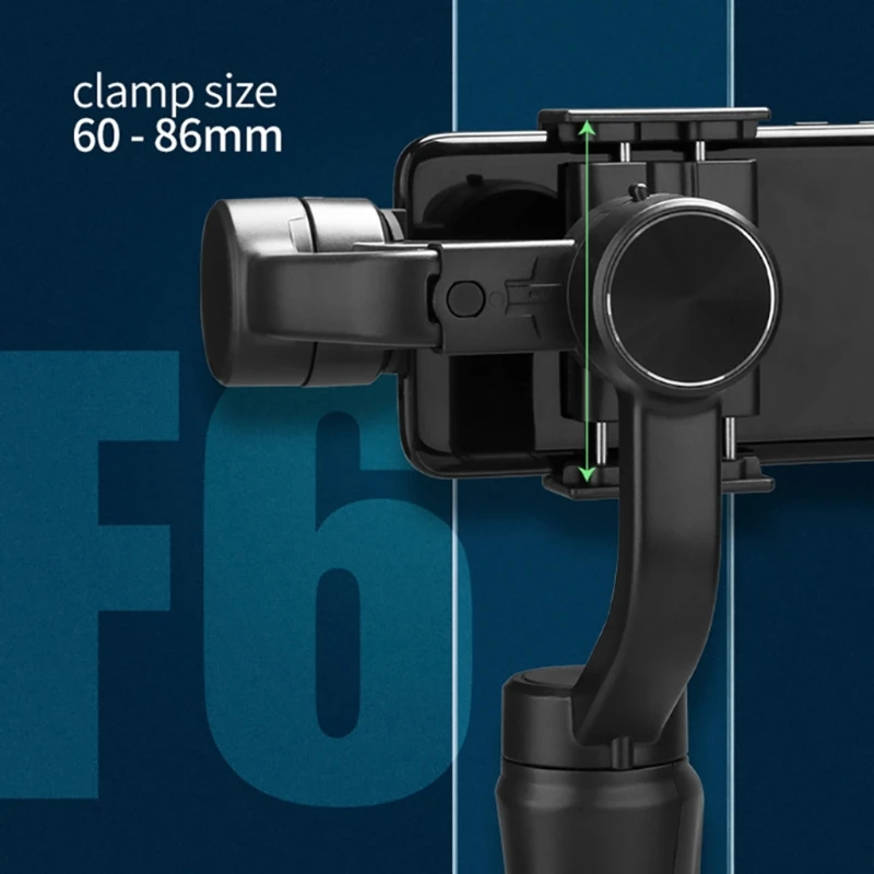 

2021 New F6 mobile phone three-axis video follower stabilizer