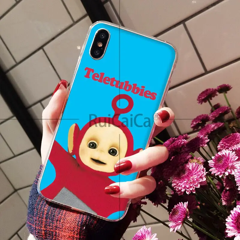 Ruicaica милый мультяшный телеприемник прозрачный мягкий силиконовый чехол для телефона Apple iPhone 8 7 6 6S Plus X XS MAX 5 5S SE XR