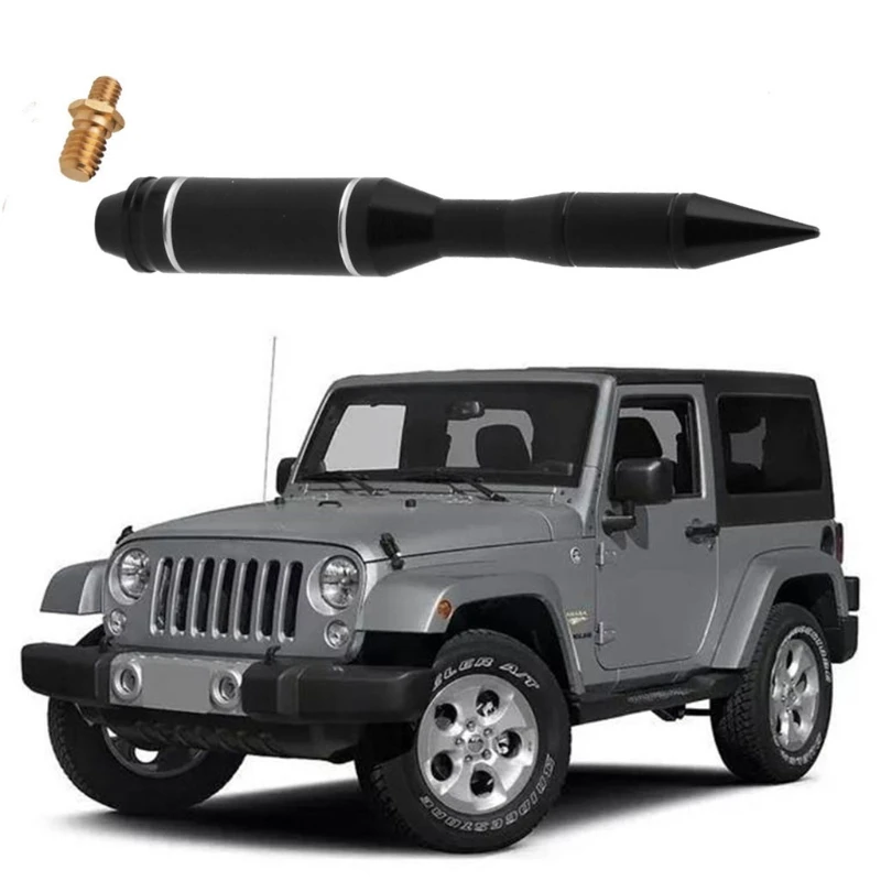 2022 New Bullet Antenna for Wrangler JK/JL/JT(2007-2021) Aluminum Replacement | Автомобили и мотоциклы
