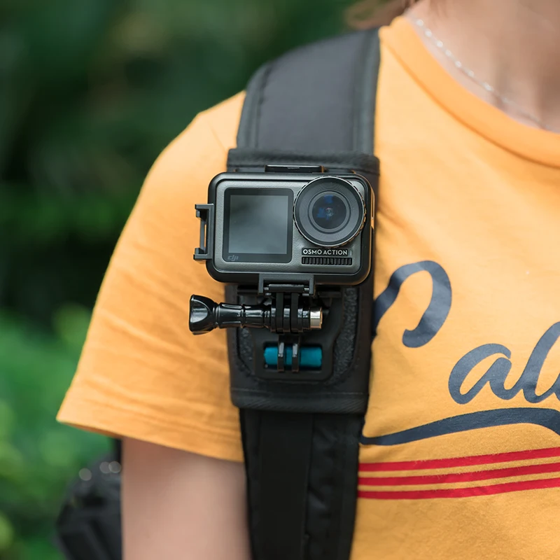 Вертикальная Горизонтальная Рамка чехол для DJI Osmo Action с холодной башмаком 2 головы БЫСТРОРАЗЪЕМНАЯ Пряжка Кронштейн Защитный корпус крепление