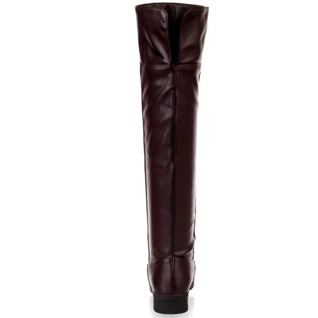 SAGACE крутые женские сапоги для верховой езды гладкие до колена Осень зима теплые в