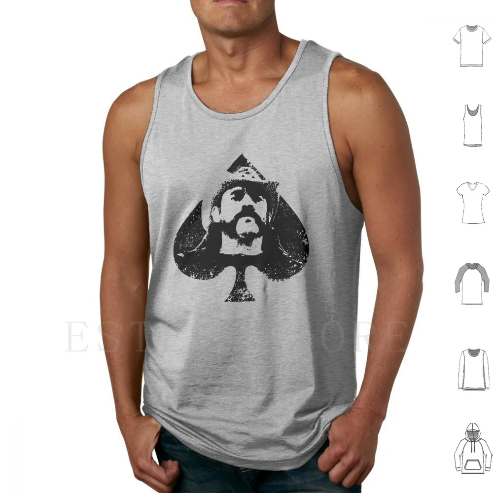 

Spades Tank Tops Vest Cotton Best Logo Heavy Metal Band Judas Tool Priest Anthrax The Stone Roses Ranyongko The Sisters Of