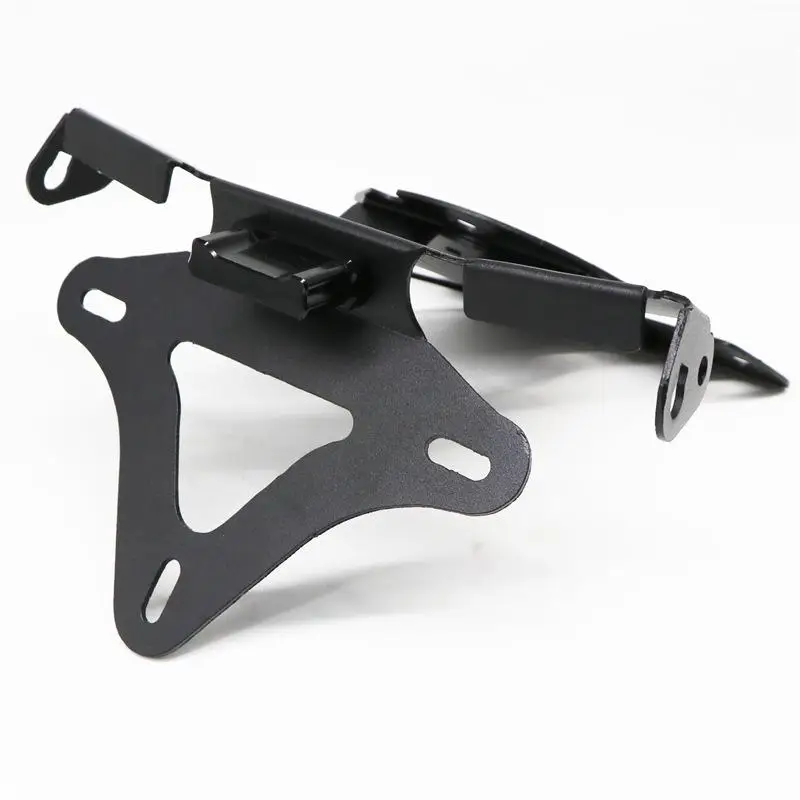 

License Plate Frame Aluminium Alloy Folding Holder License Bracket With Light For BMW S1000RR 10-16 Motorcycle