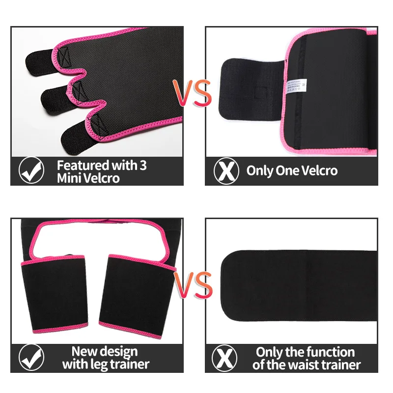 

Neoprene Sweat Slim Thigh Trimmer Waist Trainer Leg Shapers Slender Slimming Belt Shapewear Muscles Band Weight Loss Body Shaper