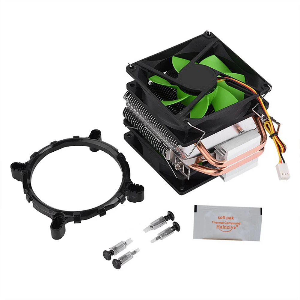 

Computer CPU Cooler Heatsink Mute Fast Cooling Fan for Intel l775 1155 1150 For AMD Fan Cooling
