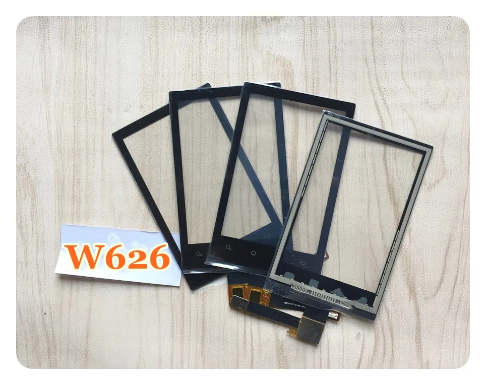 Черный дигитайзер экрана для Philips W626 сенсорная панель стеклянный датчик +