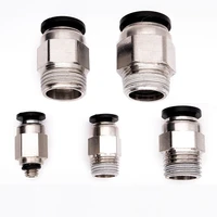 1pcs 18 14 38 12 bsp male x fit 532 to 12 od tube pneumatic air fittings push in fit connector