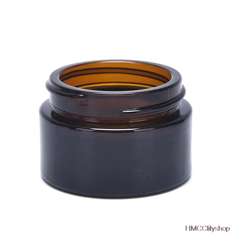 1 шт. 5g 60 г Стекло коричневый косметический кремовый многоразовый пустой флакон