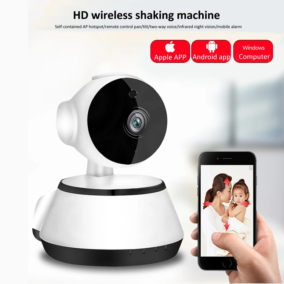 720P ip камера беспроводная домашняя безопасности s наблюдения Wifi ночное видение CCTV