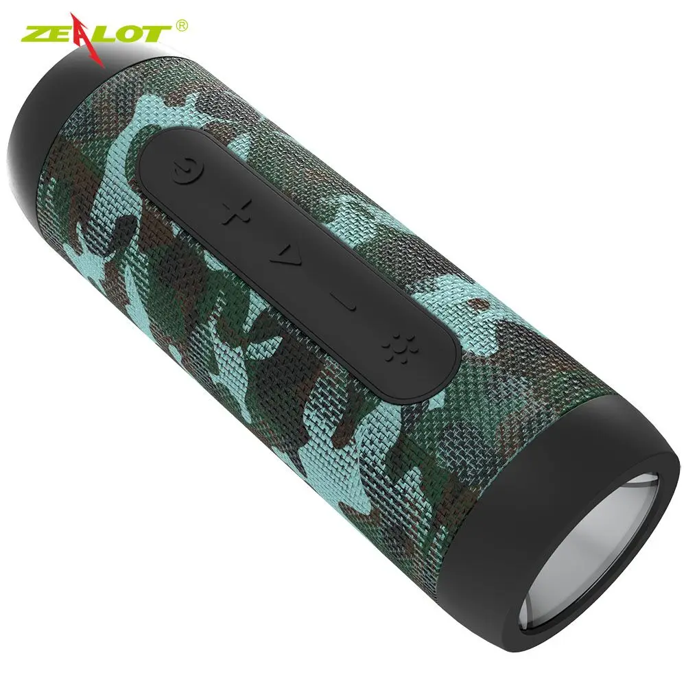 Army Camouflage Фанатик S22 Bluetooth Динамик Водонепроницаемый уличный Портативный беспроводной мини Колонка коробка Динамик Поддержка TF1 карты FM стерео колонки Hi-Fi - Цвет: Army Camouflage
