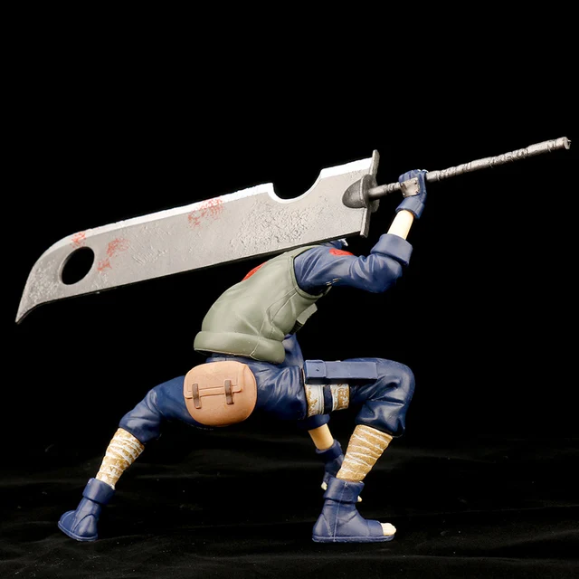 Naruto Hatake Kakashi Action Figure con spada Zabuza 3