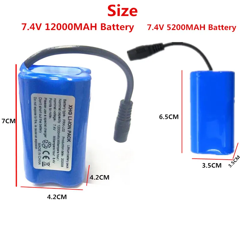 7 4 V 12000Mah 5200Mah батарея 3To1 Зарядка для T188 T888 2011 5 V007 C18 H18 и т. д. пульт дистанционного