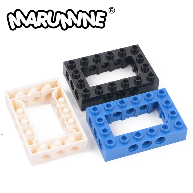 Marumine 5 шт. Технология кирпичи 4x6 дюймов с отверстиями 32531 здание Мпц блоки РОБОТ