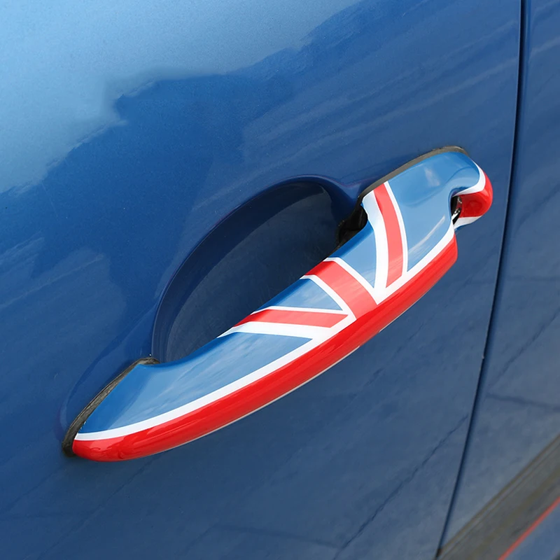 2 шт. декоративные наклейки на дверную ручку автомобиля для BMW Mini Cooper JCW R55 R56 R60 |