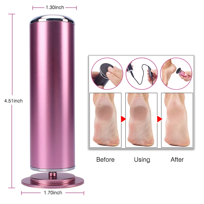 

Electric Pedicure Foot Care Tool Files Pedicure Callus Remover Rechargeable Sawing File For Feet Dead Skin Callus Peel Remover