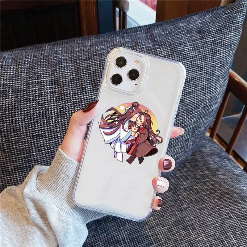 

Anime Tian Guan Ci Fu Phone Case For iphone 12 11 8 7 6s 6 5 5s 5c se plus mini x xs xr pro max Transparent soft