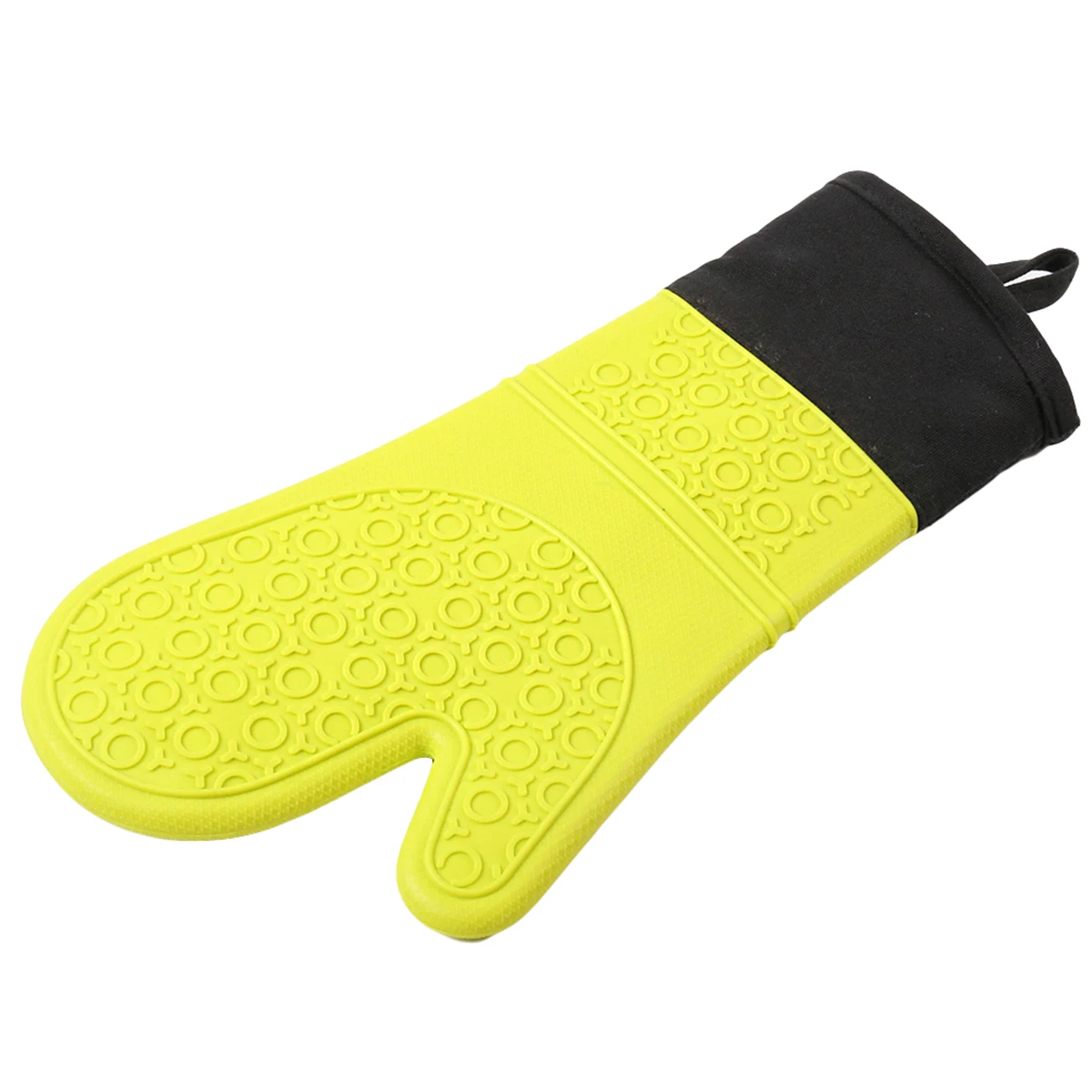 

1PC Long Length Silicone Glove For Oven Heat Resistant Oven Gloves Cotton Mitt Silicone Baking Gloves For Microwave Kitchen Tool